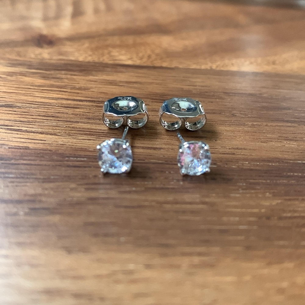 2 Carat Round Classic Stud Earrings from CZ by Kenneth Jay Lane